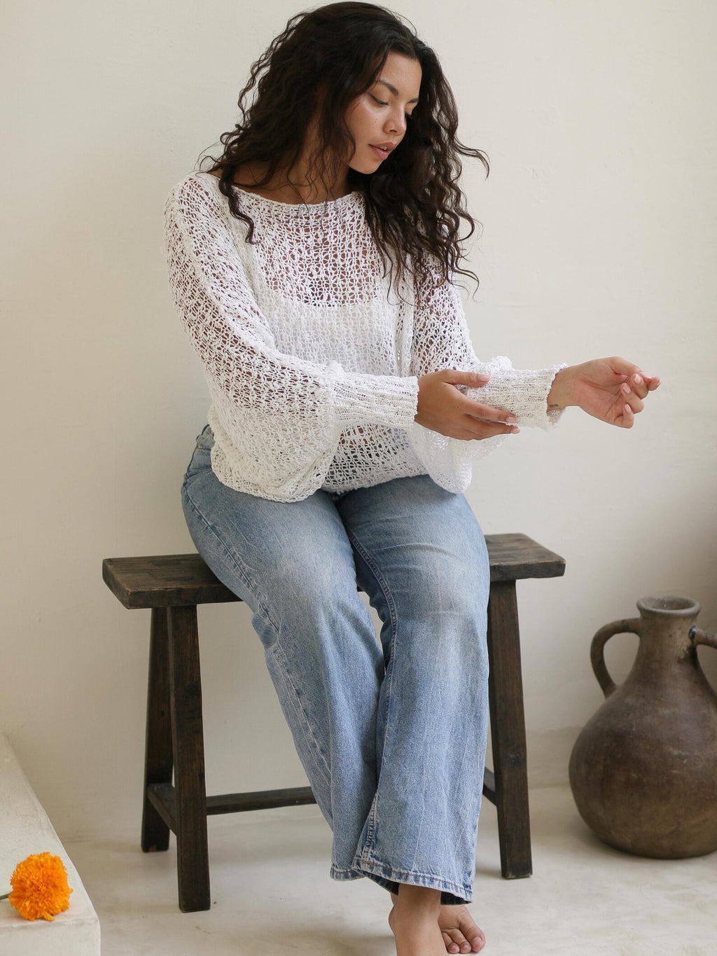 Isolde Crochet Pullover - view 4