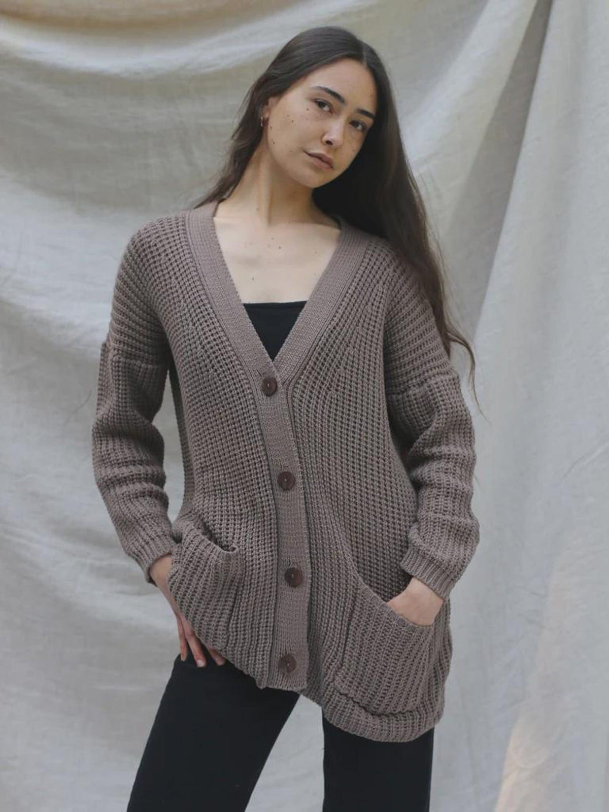 Maren Ribbed Cardigan - view 1