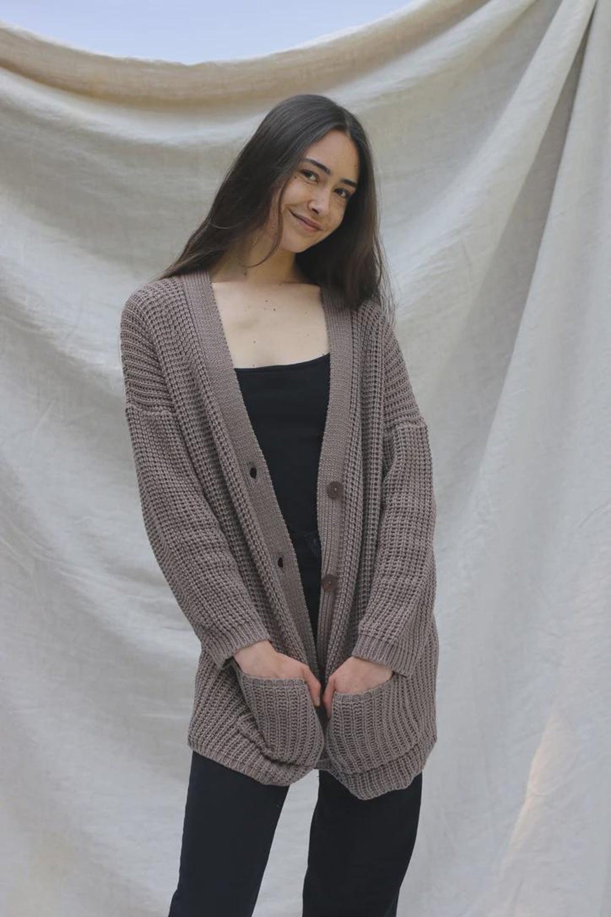 Maren Ribbed Cardigan - view 2