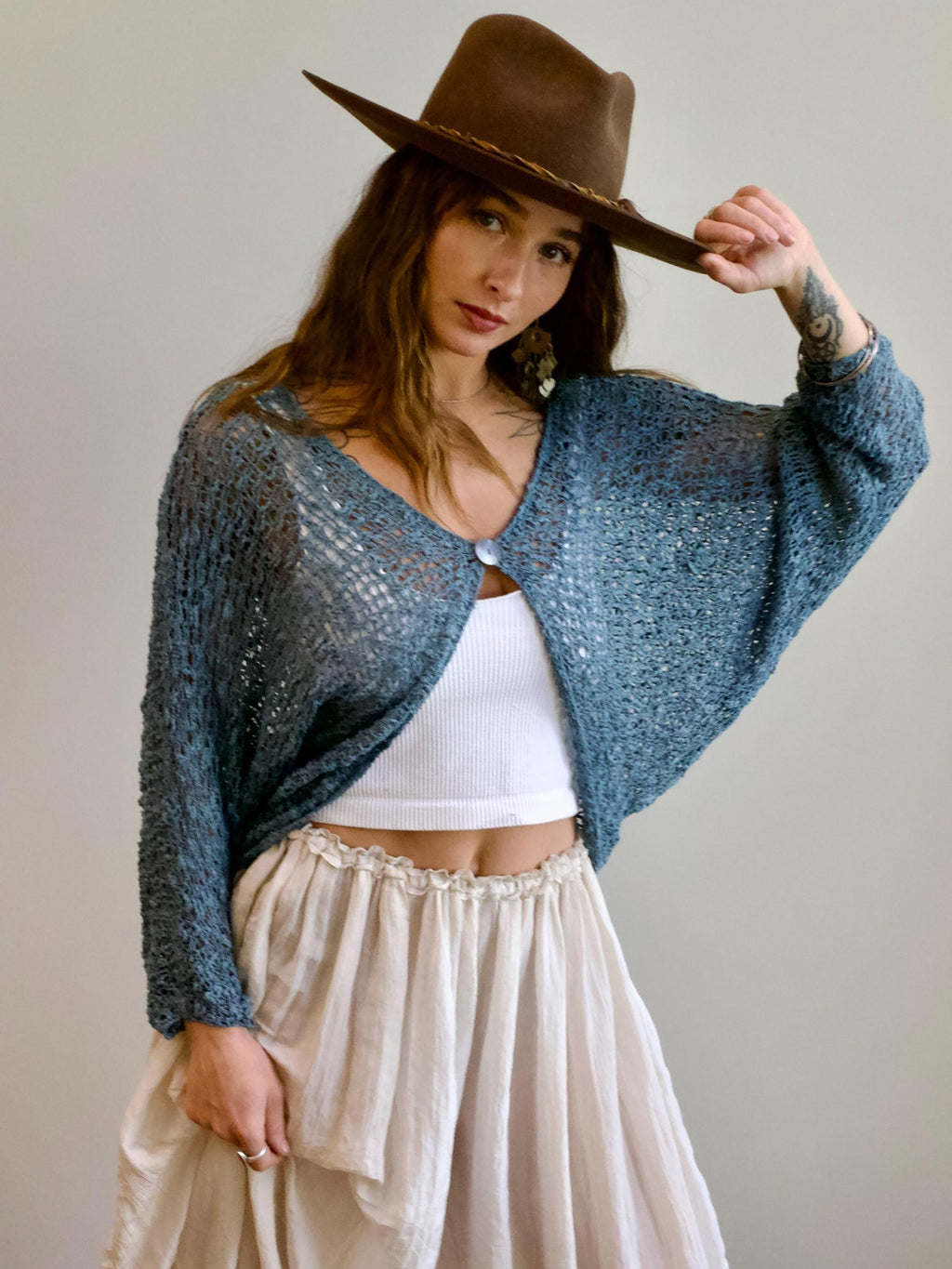 Solene Crochet Shrug - view 1